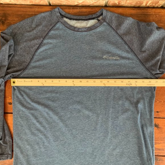Men's Columbia Wildberry Omni-Wick Raglan Long Sleeve Tee EUC - Picture 7 of 8